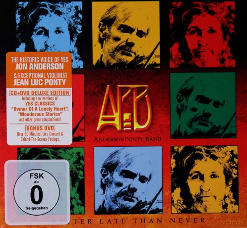 AndersonPonty Band: Better Late Than Never (digipack) [CD]+[DVD]