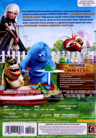 Potwory Kontra Obcy [DVD]