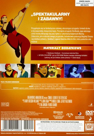 Sindbad - Legenda Siedmiu Mórz [DVD]