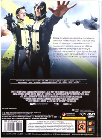 X-Men: Pierwsza Klasa (booklet) [DVD]
