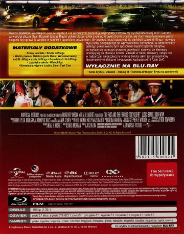 Szybcy i Wściekli: Tokio Drift (Steelbook) [Blu-Ray]