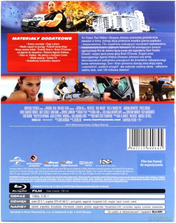 Szybcy i wścielki 5 (steelbook) [Blu-Ray]