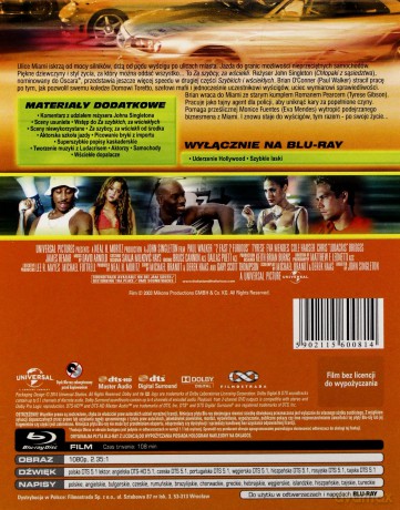 Za Szybcy Za Wściekli (Steelbook) [Blu-Ray]