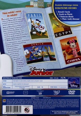 Klub Przyjaciół Myszki Miki: Dookoła Klubowego Świata (Disney) [DVD]