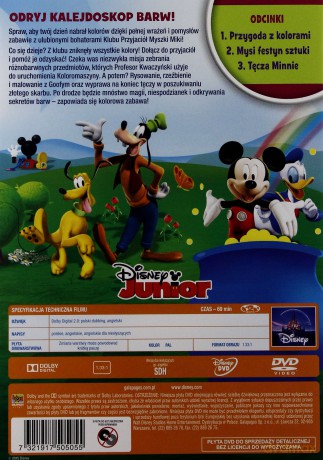 Klub Przyjaciół Myszki Miki: Zabawy Z Kolorami (Disney) [DVD]