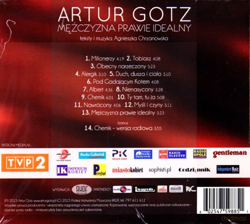 Artur Gotz: Mężczyzna Prawie Idealny [CD]