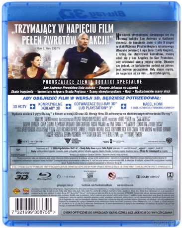 San Andreas 3D [Blu-Ray 3D]
