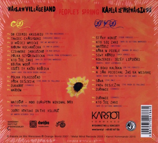 Kapela Ze Wsi Warszawa: Wiosna Ludu [CD]+[DVD]