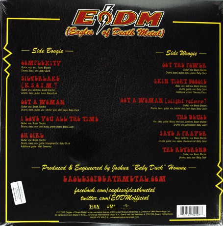 EoDM (Eagles Of Death Metal): Zipper Down [Winyl]