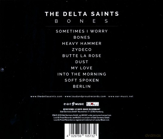 The Delta Saints: Bones [CD]
