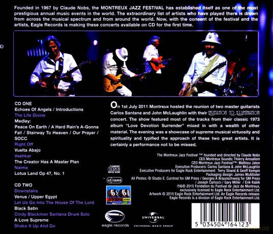 Santana McLaughlin: Live At Montreux 2011 [2CD]
