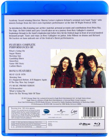Taste: Live At The Isle Of Wight [Blu-Ray]