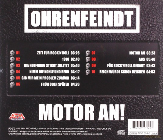Ohrenfeindt: Motor An [CD]
