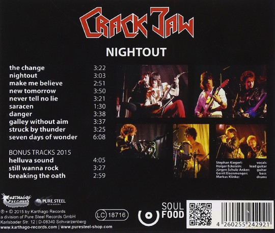 Crack Jaw: Nightout [CD]