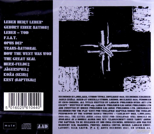 Laibach: Opus Dei [CD]