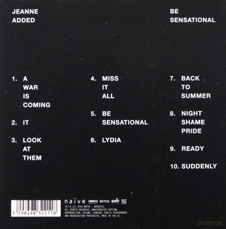 Jeanne Added: Be Sensational [CD]