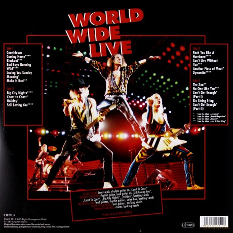 Scorpions: World Wide Live [2xWinyl]+[CD]