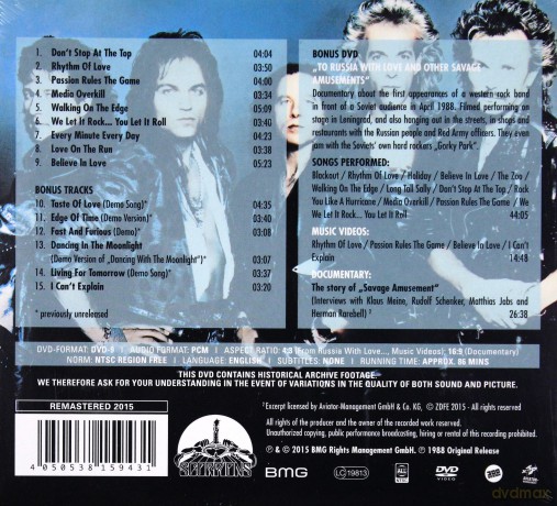 Scorpions: Savage Amusement [Winyl]+[CD]