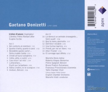 Marcello Viotti: Doni: L\'elixir D\'amour (Highlights) [CD]