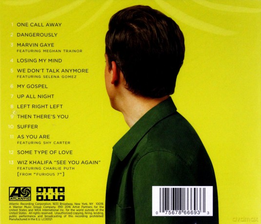 Charlie Puth: Nine Track Mind [CD]