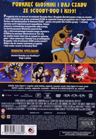 Scooby-Doo i Kiss: Straszenie Na Scenie [DVD]