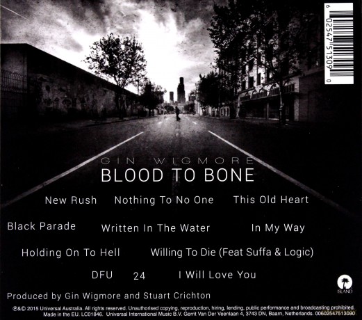 Gin Wigmore: Blood To Bone (Limited Edition) [CD]