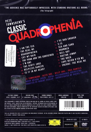 Pete Townshend: Classic Quadrophenia [DVD]