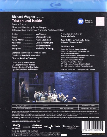 Daniel Barenboim: Wagner: Tristan Und Isolde [Blu-Ray]