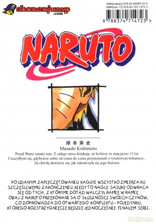 Naruto (Tom 72) - Masashi Kishimoto [KOMIKS]