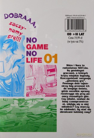 No Game No Life (Tom 1) - Yuu Kamiya [KOMIKS]