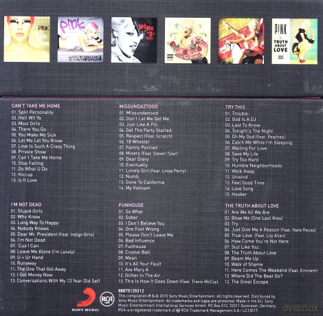P!nk: The Albums... So Far!!! [BOX] [6CD]