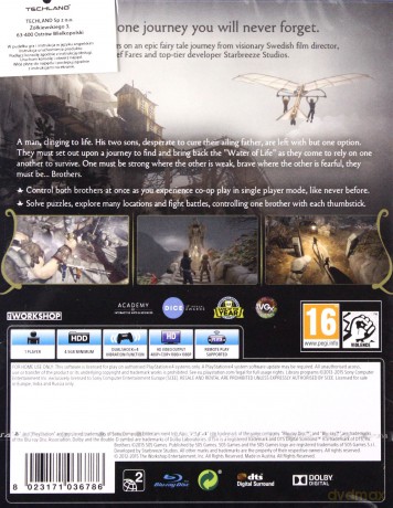 Brothers - A Tale Of Two Sons [GRA PS4]