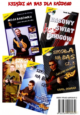 Gitara basowa na skróty i na wesoło - superściaga dla poczatkujacych i nie tylko [KSIĄŻKA]