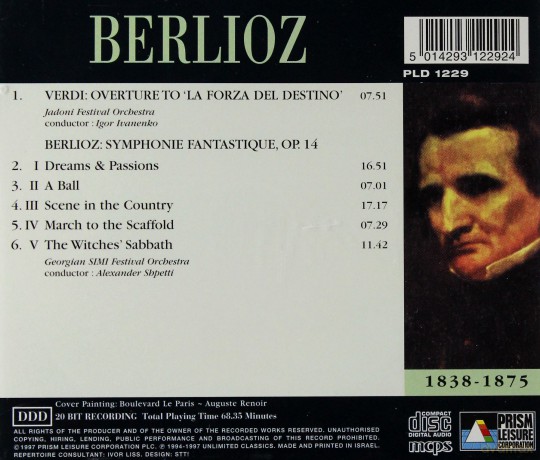 Berlioz: Symphonie fantastique [CD]