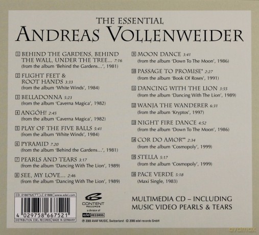 Andreas Vollenweider: The Essential (digipack) [CD]
