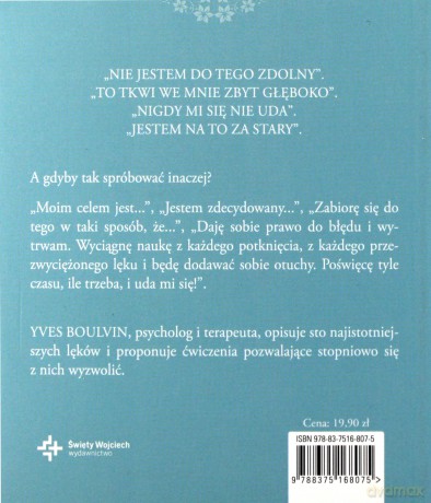 100 dróg do uwolnienia się od swoich lęków - Yves Boulvin [KSIĄŻKA]