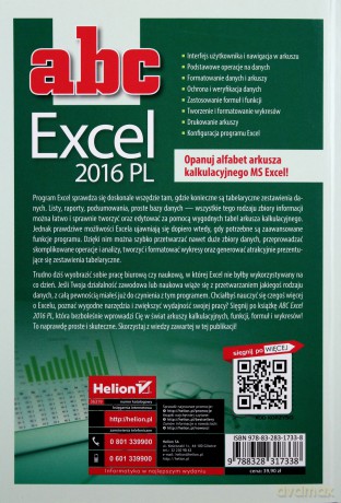 ABC Excel 2016 PL - Witold Wrotek [KSIĄŻKA]