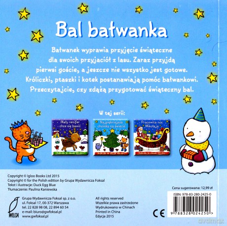 Bal bałwanka (twarda) [KSIĄŻKA]