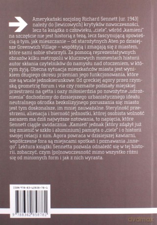 Ciało i kamień. Człowiek i miasto w cywilizacji Zachodu - Richard Sennett [KSIĄŻKA]