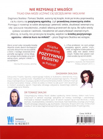 Egoizm to nie grzech! Kurs na miłość - Dagmara Skalska [KSIĄŻKA]
