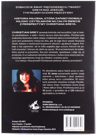 Grey. "Pięćdziesiąt twarzy Greya" oczami Christiana - E L James [AUDIOBOOK]
