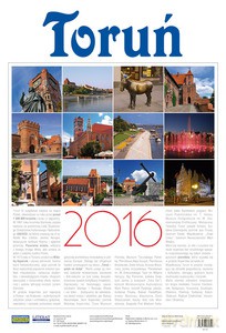 Kalendarz ścienny 2016 Toruń [KALENDARZ]