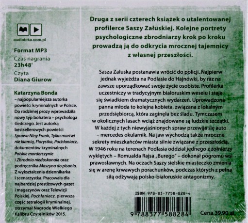 Okularnik - Katarzyna Bonda [AUDIOBOOK]