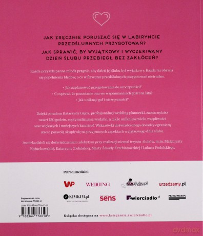 Ślub doskonały. 150 sprawdzonych rad wedding plannerki - Katarzyna Gajek (twarda) [KSIĄŻKA]