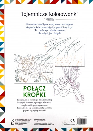 Tajemnicze kolorowanki. Połącz kropki! [KSIĄŻKA]