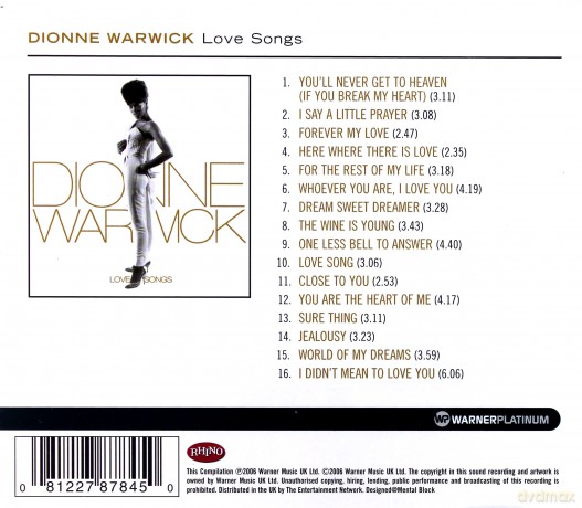 Dionne Warwick: Love Songs Platinum Collection [CD]