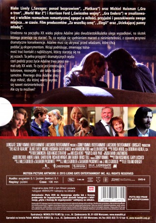 Wiek Adaline [DVD]