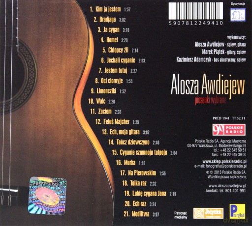 Awdiejew Alosza: Piosenki Wybrane [CD]