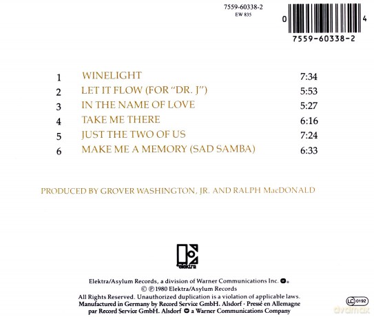 Grover Washington Jr.: Winelight [CD]