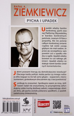 Pycha i upadek - Rafał A. Ziemkiewicz [KSIĄŻKA]